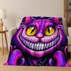 Dream Cheshire Cat Alice In Wonderland Cartoon Flannel Blanket,Cozy Soft Throw Blanket for Home Bedroom Bed Sofa Cover Gift Kid