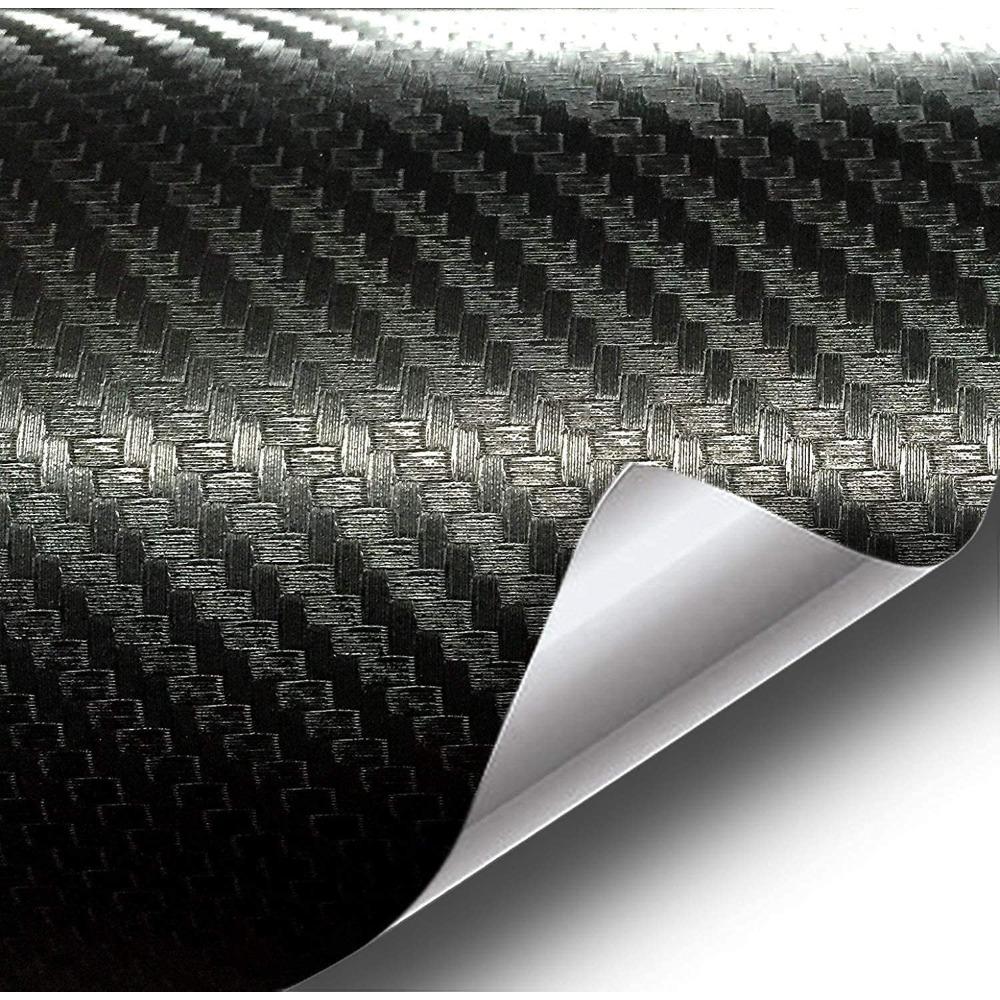 Carbon Fiber Car Body Vinyl Wrap Matte Accessories Glossy Black Sticker 5D Auto Foil Cover Motorcycle Decoration Film