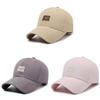 Spring Autumn Cotton Baseball Cap With Embroidered Letters For Casual Outdoor Sun Protection