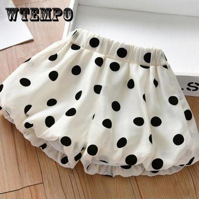Children's Pants Summer Girls' Shorts Loose Dot Bract Pants Korean Solid Casual Pants Lantern Pants Pumpkin Pants