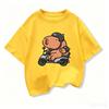 Summer Cute Design Capybara Tshirt  Kids Girl TShirt Capibara Cartoons Clothes Capybaras Baby Boys T Shirt Casual Top Clothes