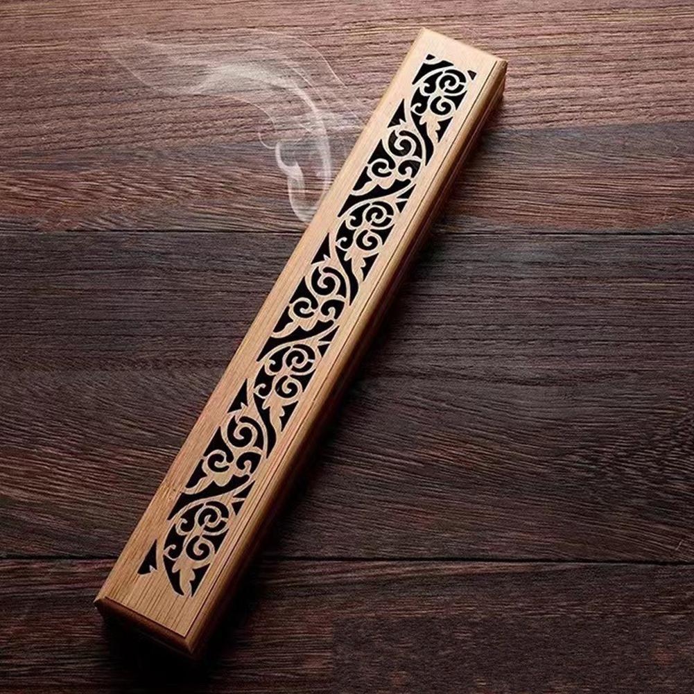Bamboo Bamboo Board Incense Holder Natural Anti-Ash Flying Incense Ash Catcher Japanese Style Eco-friendly Incense Stick Holder