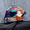 Imitation Street Car Helmet Men's Motorcycle 3C Electric Vehicle Full Helmet Autumn and Winter Knight Double Mirror Riding