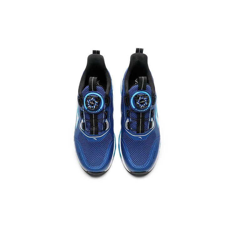 Anta Kids Energy Ring Lightweight Non-Slip Waterproof Wear-Resistant Low-Top Running Shoes Kids Running Shoes Blue Green 312225535-3
