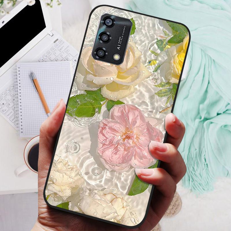 Telefoonhoesje Voor OPPO A74 4G Hoesje Siliconen Zwarte Bumper Zachte TPU Coque voor OPPO A74 CHP2219 Hoesjes OPPOA74 A 74 Beschermer Fundas