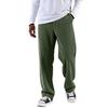 Men's Vintage Corduroy Pants with Vertical Stripes, Loose Straight Leg for Casual Wear