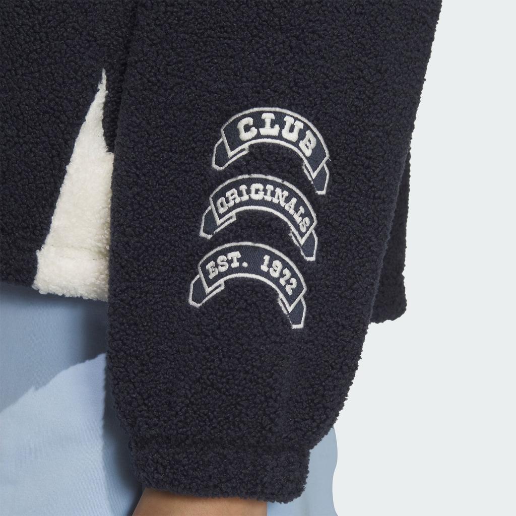 Adidas Originals Collegiate Collection FW24 Fashion Sports Color Block Retro Stand Collar Jacket Women Jacket Dark-Navy Blue White JD6369