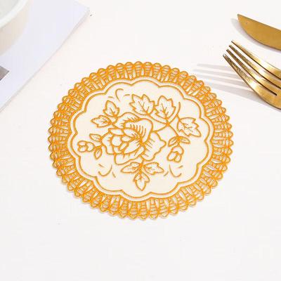 Changbaosen PVC Goldfolien Untersetzer & Tischsets