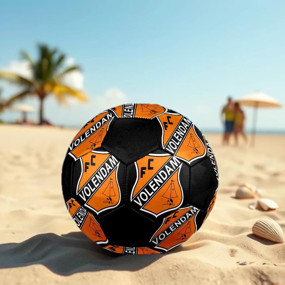 TAGLIA 5 Pallone da Calcio FC Volendam Colorato Per Tutte le Età Cucito a Macchina PVC Pronto per la Competizione Resistente Alta Rimbalzabilità