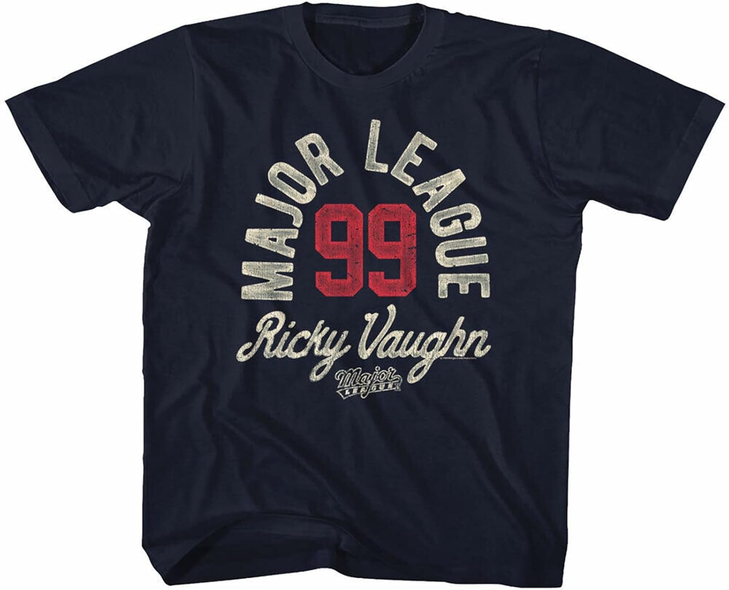 Major League Ricky Vaughn Youth T Shirt XS чёрный