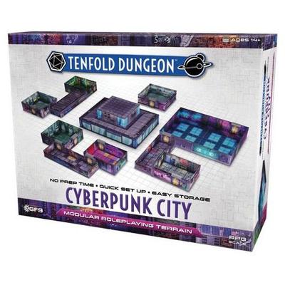 Zehnfaches Dungeon-Geländeset (Cyberpunk-Stadt)