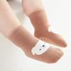 Newborn Boy Girl Cotton Anti-Slip Floor Socks Spring Autumn Korean Cute Cartoon Toddler Socks Children Rubber Soles Sports Sock