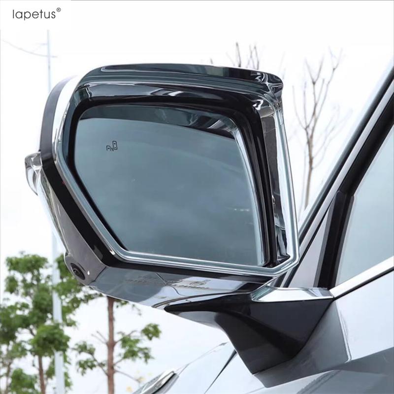 Rearview Mirror Rain Shade Rainproof Eyebrow Decoration Cover Trim For Trumpchi GAC GS8 2024 ABS Chrome Accessories
