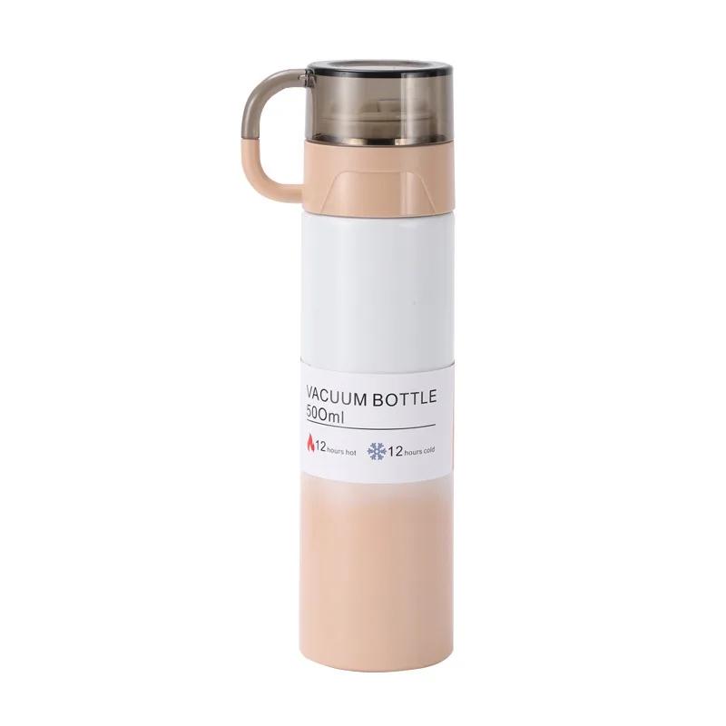500ml High End Business Gift Set Insulated Bottle 304 Stainless Steel Thermos BottleTea Brewing Companion Hand Gift Water Cup