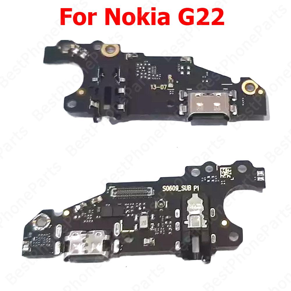 Charging Port For Nokia G42 G22 G21 G11 Plus G400 G300 G60 5G G50 G20 G10 Charge Board Plate Dock Ribbon Socket Usb Connector