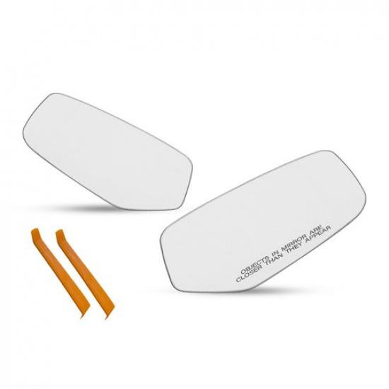 Fit 13-17 Honda Accord Driver Passenger Heated Door Mirror Glass 76253T2GA11 2X