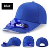 Solar Powered Fan Baseball Cap for Outdoor Activities with Adjustable Strap and PVC Blades