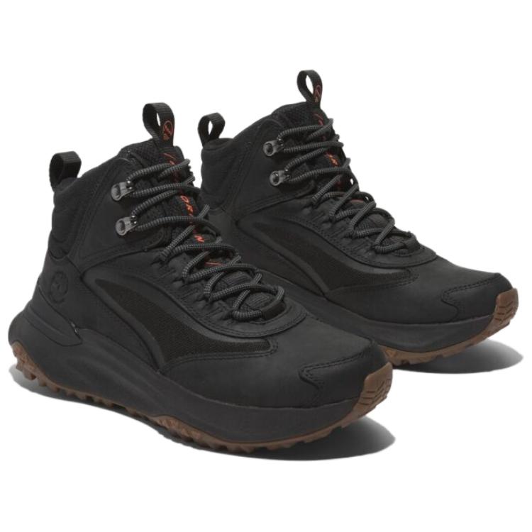 Timberland Waterproof Slip-Resistant Motion Access Comfortable Versatile Mid-Calf Outdoor Boots Women boots Black A29T6EK5