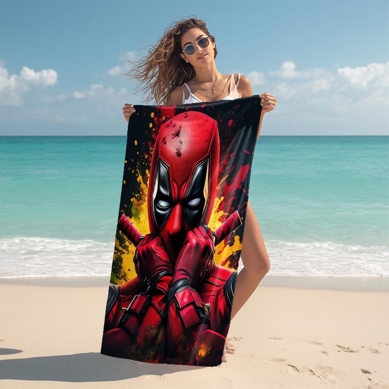 1Pc Dark Hero Unveiled Beach Towel Microfiber Beach Towel Thin Absorbent For Beach Swimming Yoga Bath Sports 0917176