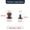 Eco-Friendly Brass Monk Head Accessories: Pacifier Buckle, Car Parts, Phone Cases & Leather Goods