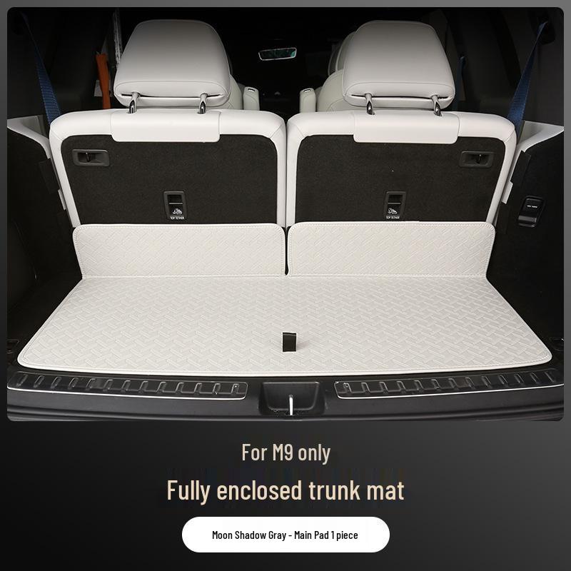 Full Coverage Nappa Leather Trunk and Backrest Mat for 2024/25 AITO M9 Five/Six-Seater
