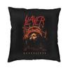 Modern Heavy Metal Rock Band Slayers Cushion Cover Velvet Pillow Case Living Room Decoration Pillowcase