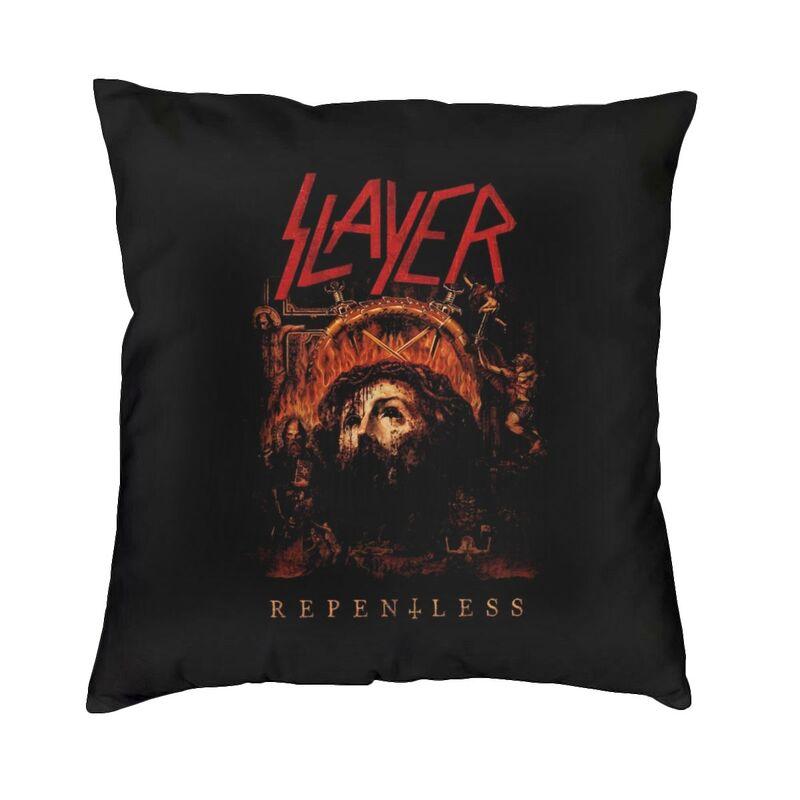 Modern Heavy Metal Rock Band Slayers Cushion Cover Velvet Pillow Case Living Room Decoration Pillowcase