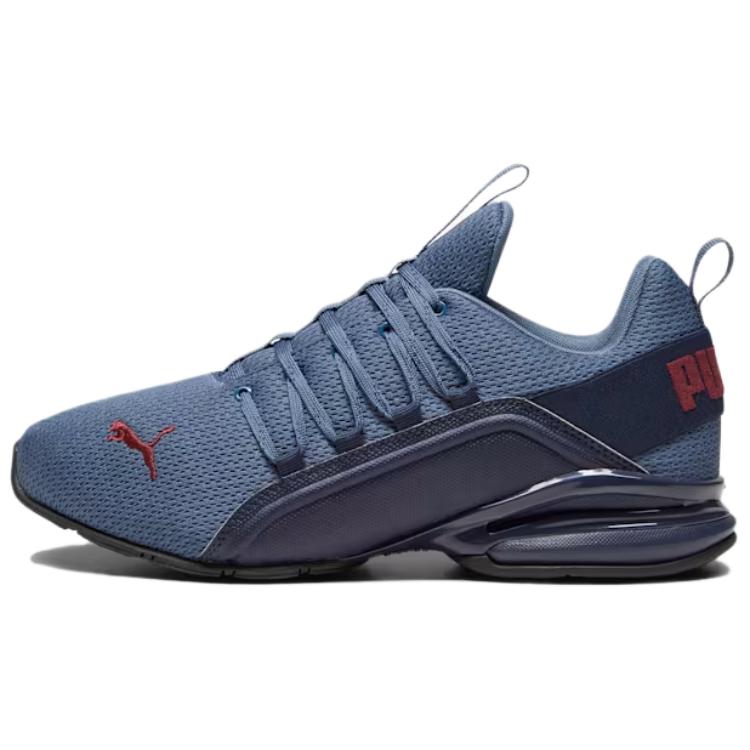 Puma Axelion Comfortable Non-Slip Wear-Resistant Low-Top Running Shoes Men Running Shoes Blue 377911-09