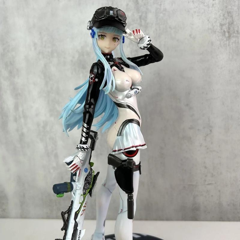 Clukay Mädchen Frontline HK416 Gw Speed Star Mecha Girl Figur Vollständig Bemalt Desktop-Ornament Sammlerstück Ausstellungsstück Geschenk