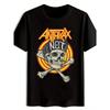 Front Retro Rock Band Men's Pattern Printed Crew Neck Short-sleeved T-shirt Top Comfortable Breathable Fabric Casual Sports
