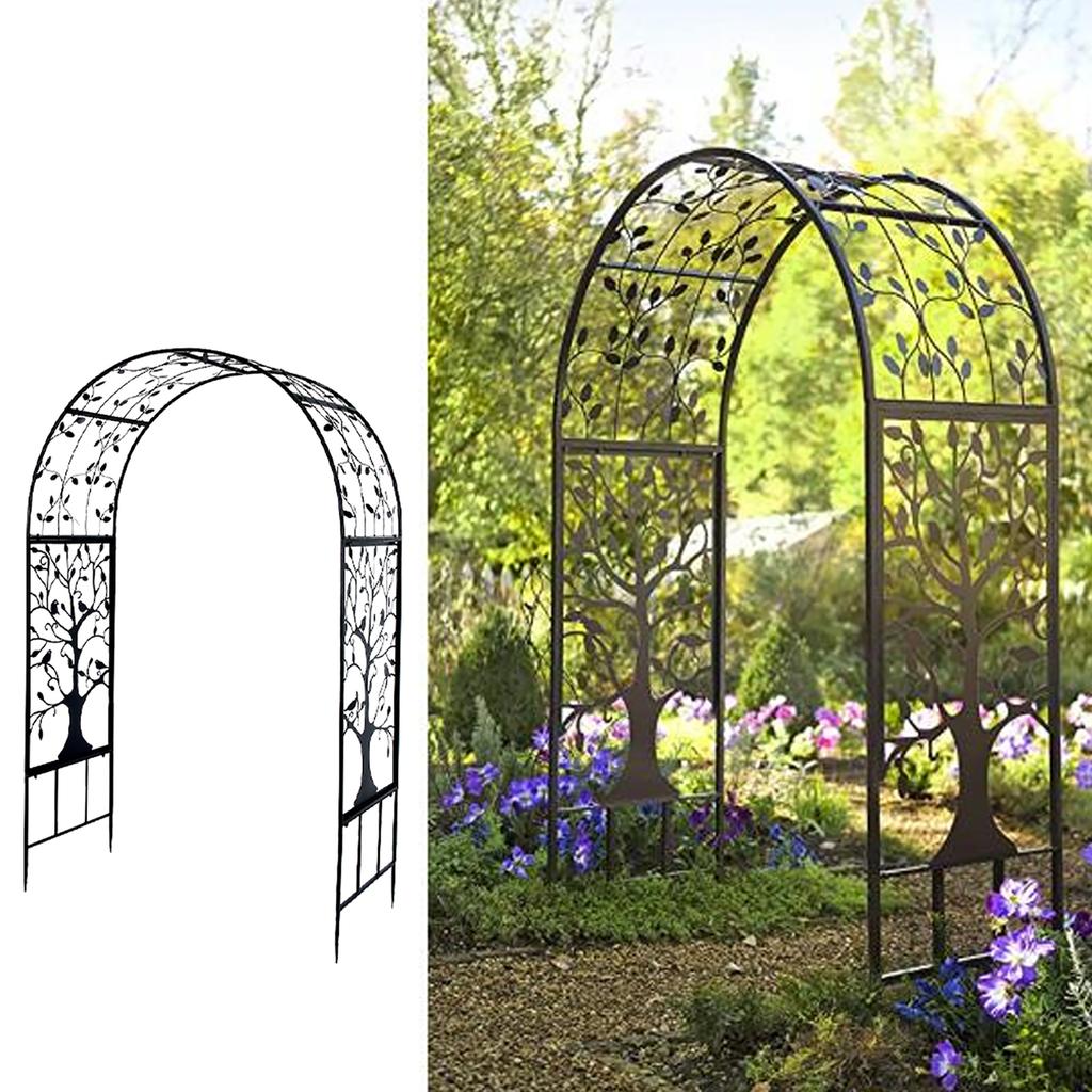 Outdoor Garden Arch Plant Climbing Rack Trellis for Party Wedding Ceremony Decoration