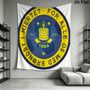 Brøndby IF POSTER Wall Hanging Printed Fabric Blanket Decorative Tapestries for Bedroom Living Room Home Decor