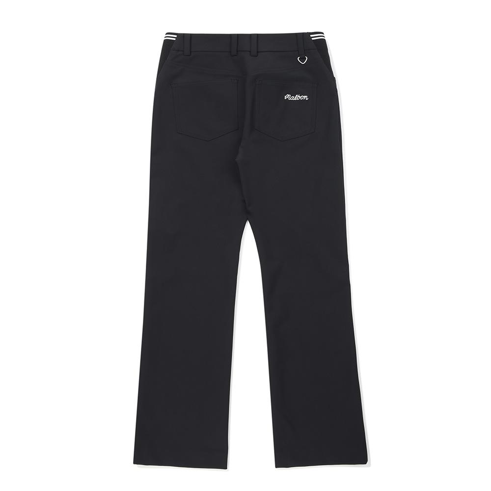 MALBON GOLF Women'S Semi-Bootcut Golf Pants Black (Woman)