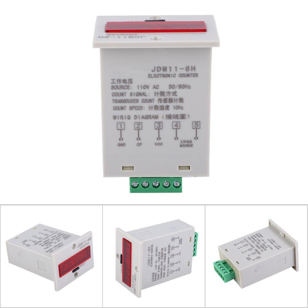 0-999999 Counting Range Electronic Counter Count Accumulating Totalizer  Traffic Monitoring