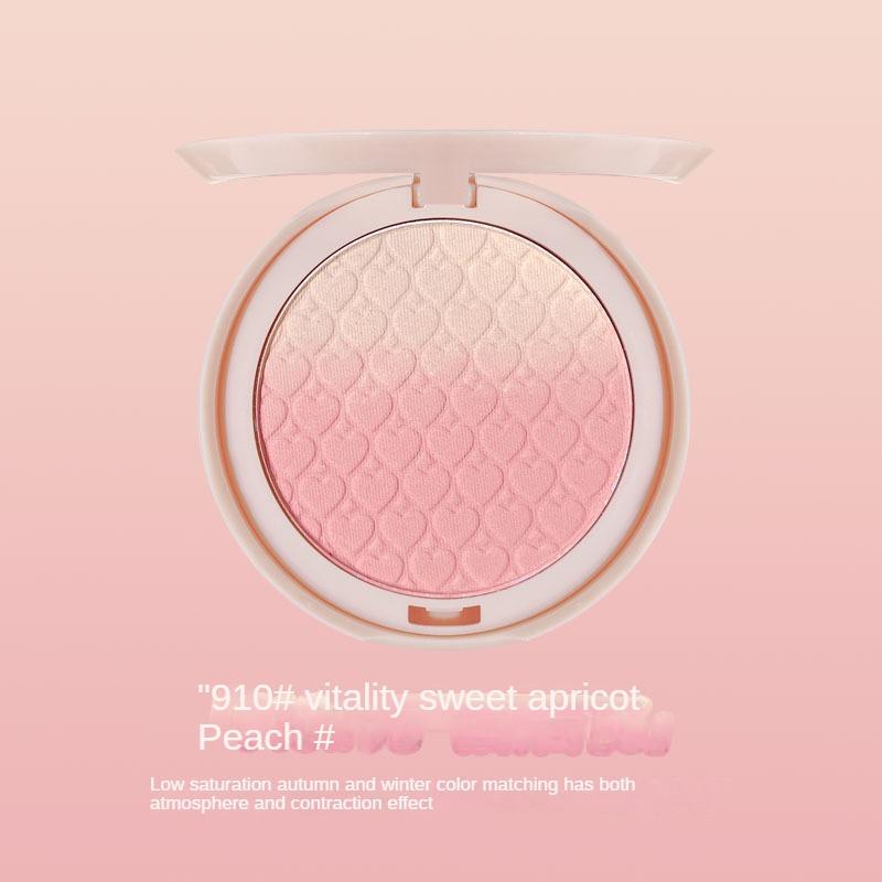 

Румяна с тройным градиентом Matte Fine Flash Contour Palette Blush Фиолетовые румяна Синие персиковые кремовые абрикосовые румяна 910#