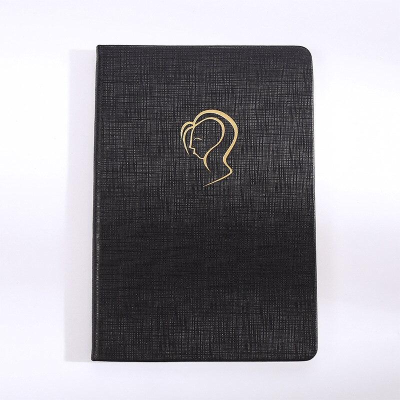 Jurnal din piele PU cu 12 constelații, caiet 25K, caiet de afaceri simplu