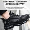 Fashion ZLMY Safety Shoes Men Rotary Button Steel Toe Sneaker Men's Work Shoes Puncture Proof Anti-smash Sport Man Work Safety Boots New