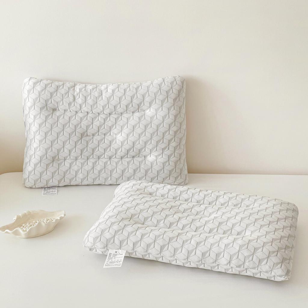 New Thai Natural Latex Pillow Ice Silk Cooling Particle Pillow Light Luxury Pillow Core Pillow