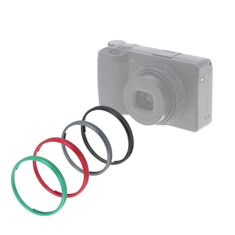 Precisions Fit Lens Rings Aluminum Lens Adapter Rings Easy To Install Lens Rings Camera Accessory for GR3X Series Camera