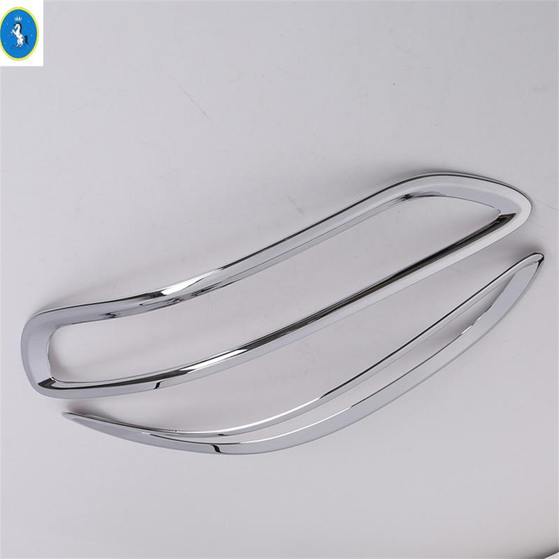 Rear Fog Lamp Light Frame Cover Trim For Kia Sportage 4 QL 2016 2017 2018 ABS Chrome Accessories Decoration