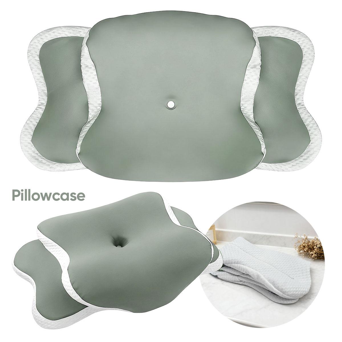 

Memory Foam Pillowcase Cervical Pillowcase Pillow Protector Bedding Pillow Cases Cover Cooling Fabric Portable Home Holiday Gift зелений