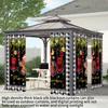 Set Of 2 Christmas Gingerbread Print Curtains Insulation Multiple Sizes Living Rooms Holiday Decorations Curtain Blackout For Great Room Made