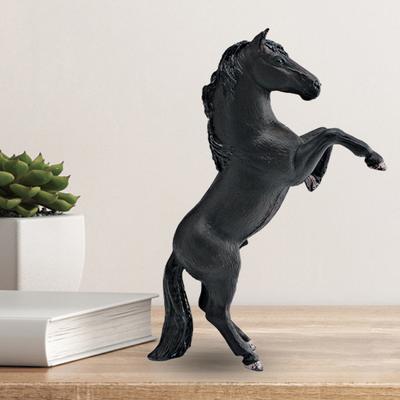 Modèle de Cheval en PVC Figurine de Cheval Simulation Cheval Miniature Réaliste Jouet de Collection Ornement de Décoration de Bureau