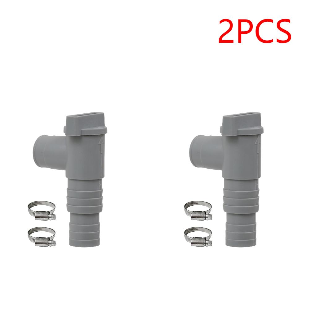 1/2Sets PVC Pool Filter Pump Adapter for 32mm Pipe Hoses Connector Leak Proof Pool On/Off Plunger Valve Sealed Replacement Parts