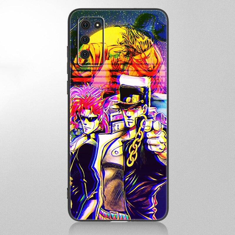 

Чехол JoJo Bizarre Adventure для Samsung Galaxy A12 A02S A22 A32 A52 A72 A71 A51 A41 A31 A21 A11 A50 A70 A10S A20S, черный чехол Samsung A22 5G