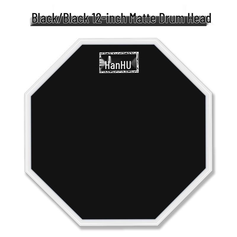 Hanqi 12 Beginner Drum Practice Pad Set with Metronome