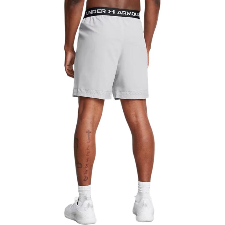 Under Armour UA Vanish Woven Elastic Letter Five-Point Casual Shorts Men shorts Gray 1383353-011