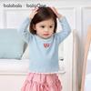 Balabala Girls' Floral Long-Sleeve T-Shirt