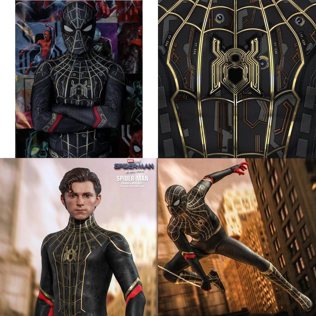 Tuta Costumi Premium Elastica di Spider-Man No Way Home per Adulti e Bambini