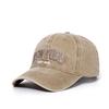 New York Tvättad Bomull Basebollkeps Hattar För Kvinnor Män Retro Bokstavsbroderi Snapback Kepsar Solskydd Hip Hop Pappahatt Keps